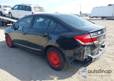 2015 Honda Civic Lx z USA, uszkodzony, nr VIN 2HGFB2F53FH564623